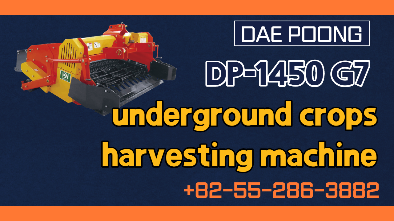 underground crops harvesting machine