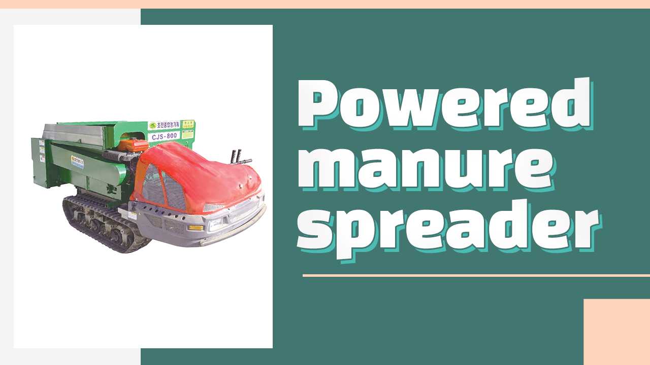 powered manure spreader