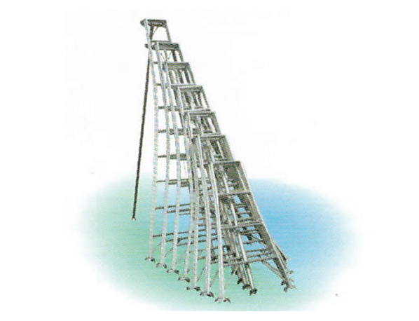 aluminum ladder for agricultural machinery